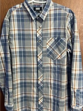 Duluth Long-Sleeve Shirt - Blue/Tan